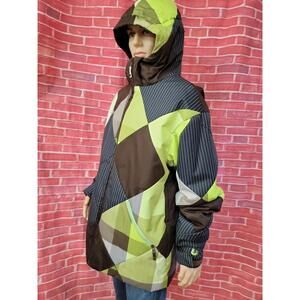 BURTON GMP MEN'S ECOSTROLL JKT Colorblock Mens Multi Patterned Jacket Size L#WM1